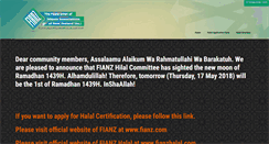 Desktop Screenshot of fianz.co.nz